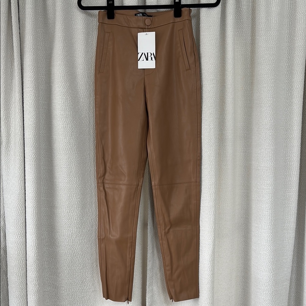 Zara Faux Leather Legging Size XS
